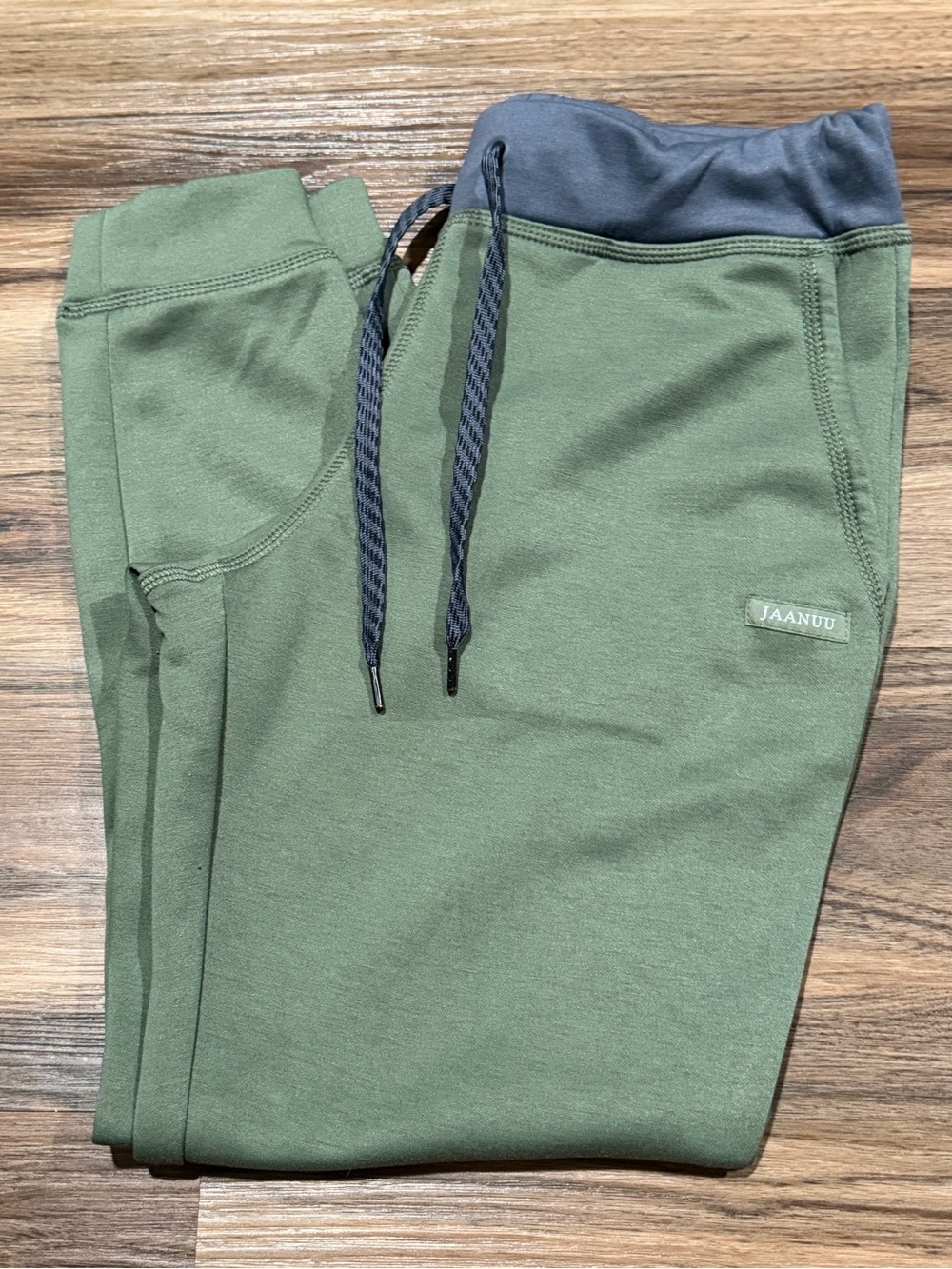 JAANUU Olive Green Jogger Pants Size PS